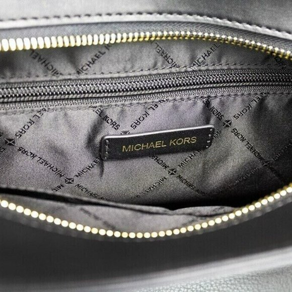 Michael Kors Jet Set Large Signature Leather X Cross Chain Shoulder Tote Handbag - Picture 5 of 7